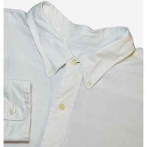 Ralph Lauren Mens 2XLT White Long Sleeve Button Down Shirt Pony Logo Cotton